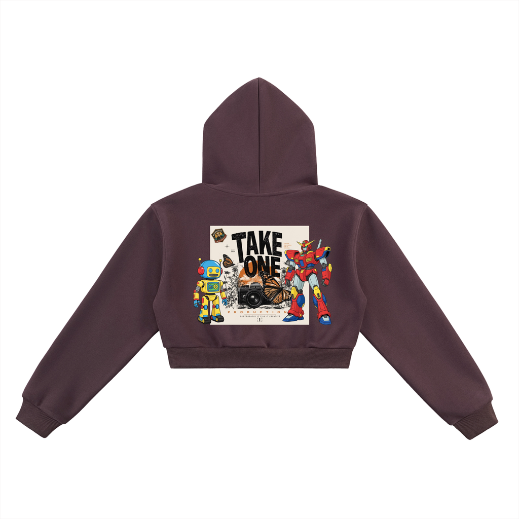 Essential Cropped Hoodie