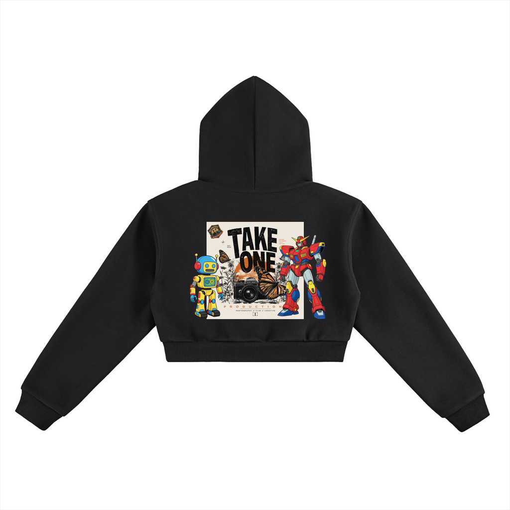Essential Cropped Hoodie